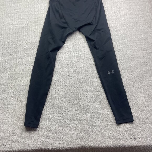 Under Armour 2.0 Base Layer Fitted Pants ColdGear Tights Thermal Mens Sz L Black - Picture 9 of 10